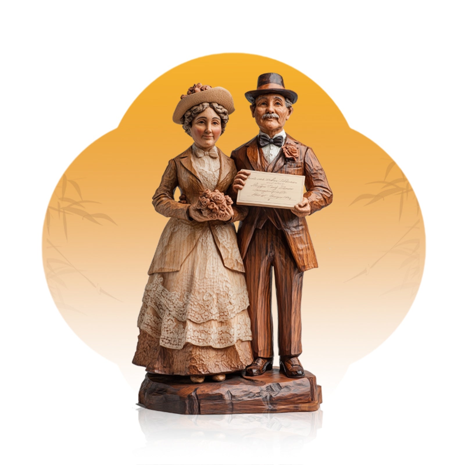 Personalized Realistic Wooden Sculptures | Custom Hand-Carved Portraits